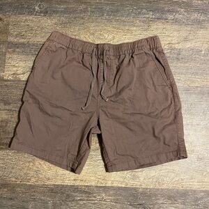 Katin Shorts Pull On Drawstring Cotton 7” Inseam Brown Men’s XL EUC